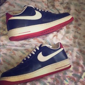 RED/WHITE/BLUE Men’s AIR FORCE 1